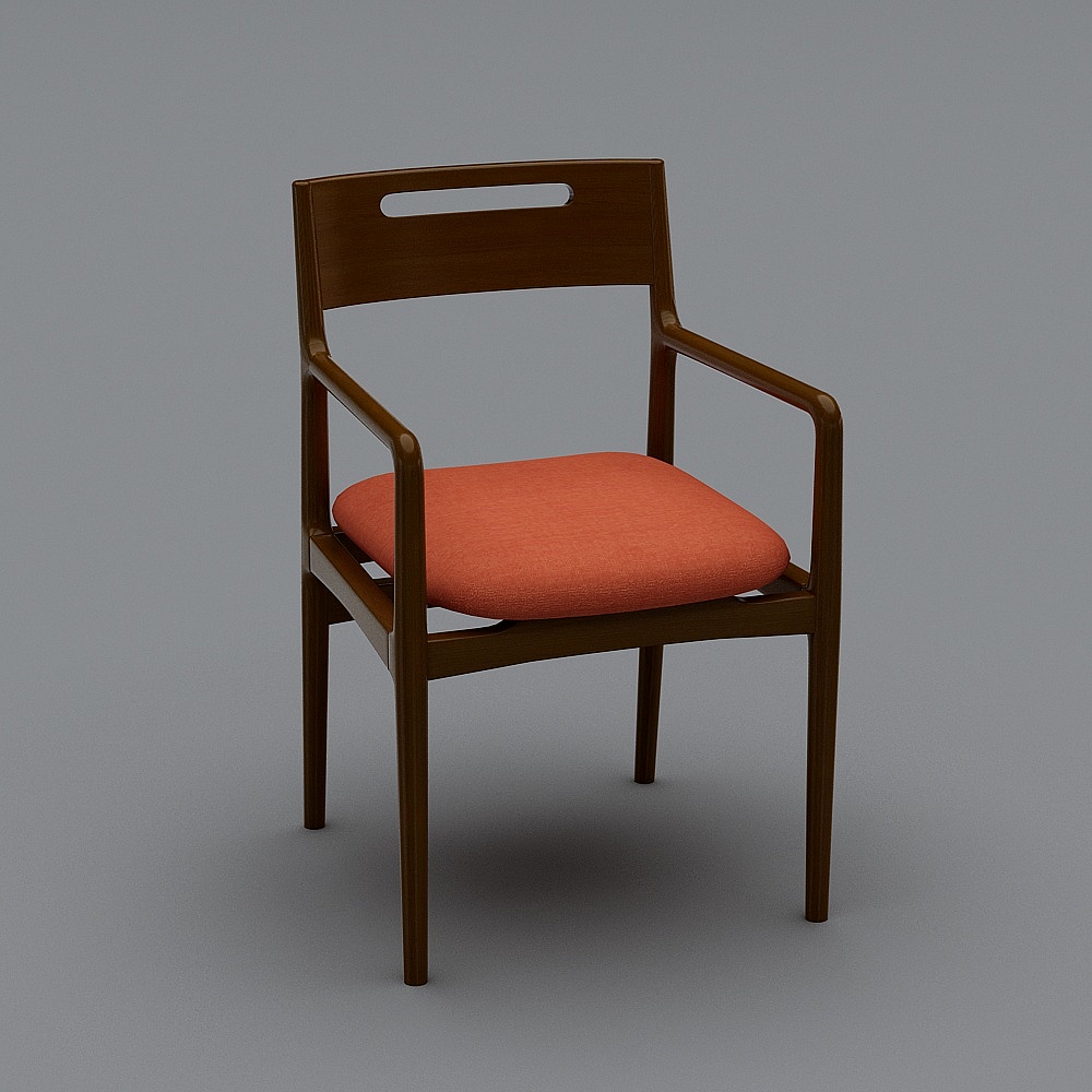 162 Reading Chair - dark orange