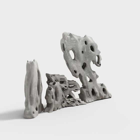 Rock Formation Wonders 3D model for Creative Projects