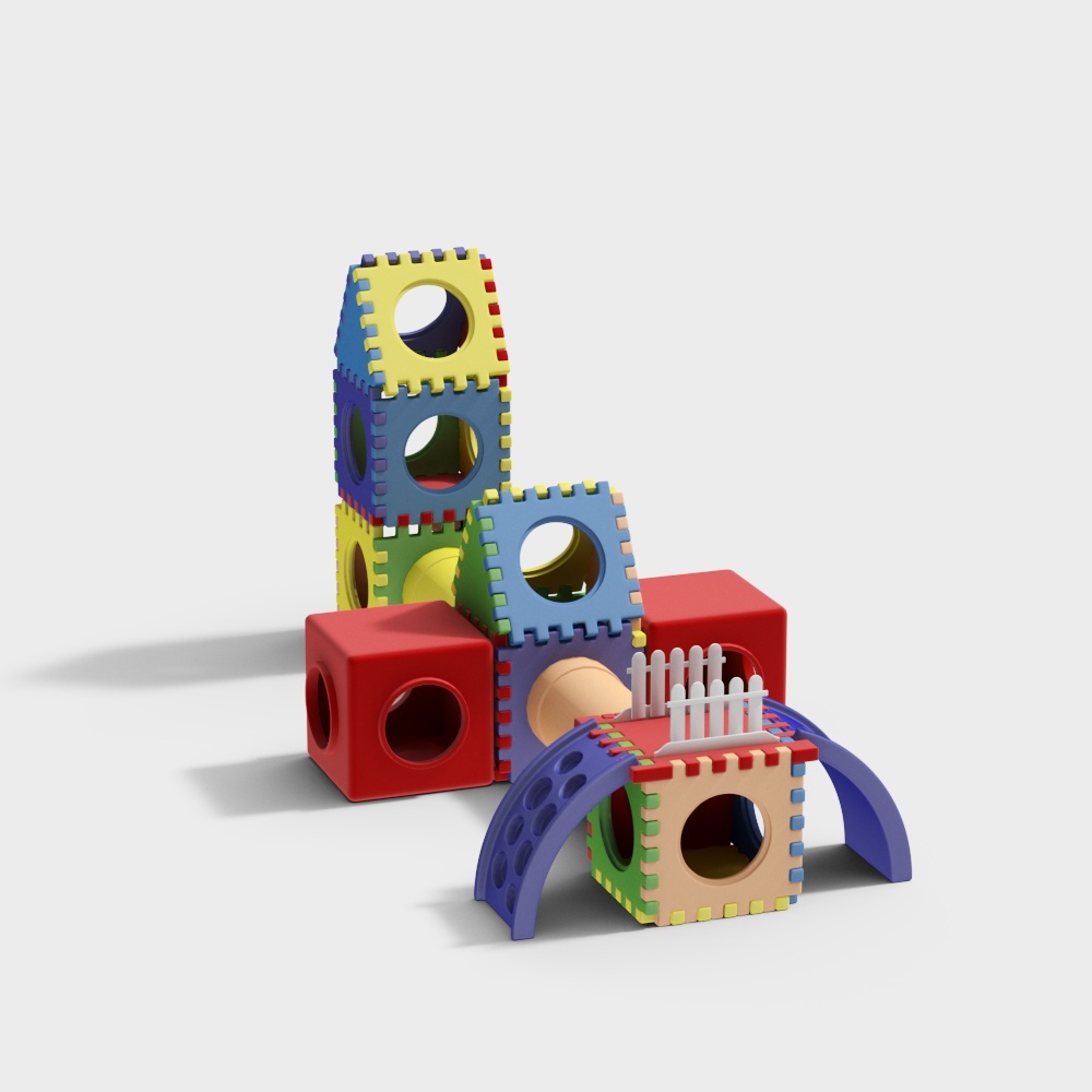 modern castle building blocks