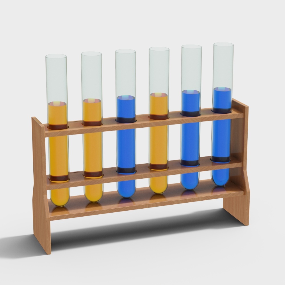 Rack de tube à essai en bois