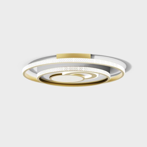 Elegant Low-Poly Ceiling Light 3D model