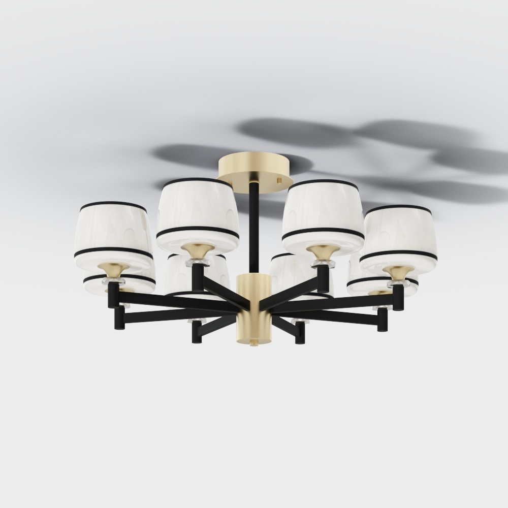 Urban Elegance Chandelier 3D model