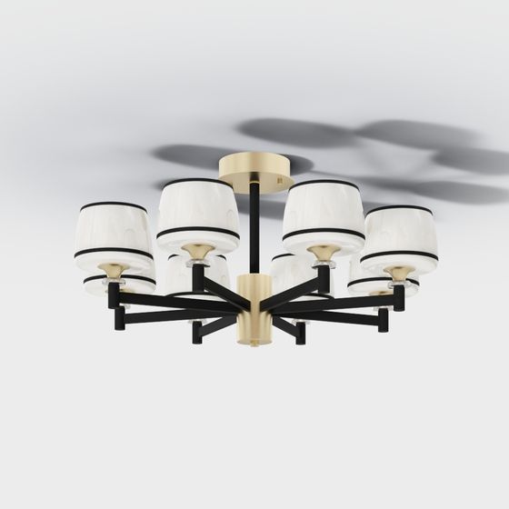 Urban Elegance Chandelier 3D model