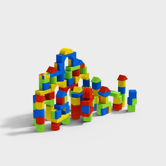 Colorful Castle 3D model