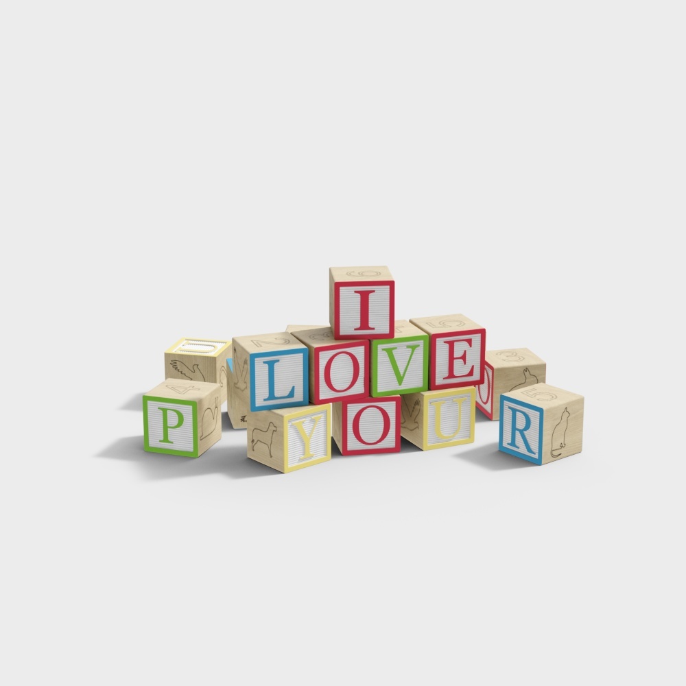 Alphabet blocks