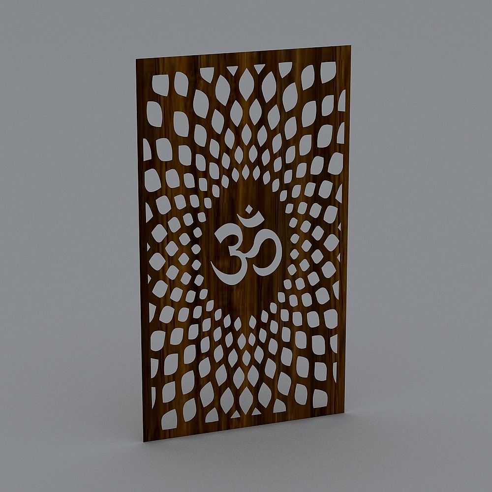 Om Panel 3D model - Merging Nature and Modern Design