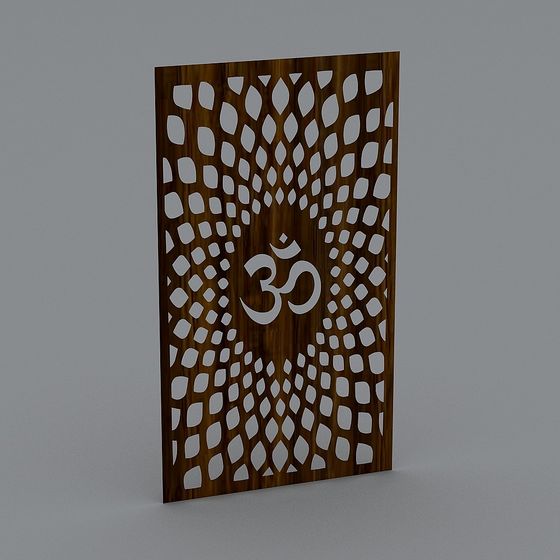Om Panel 3D model - Connecting Nature with Modernity