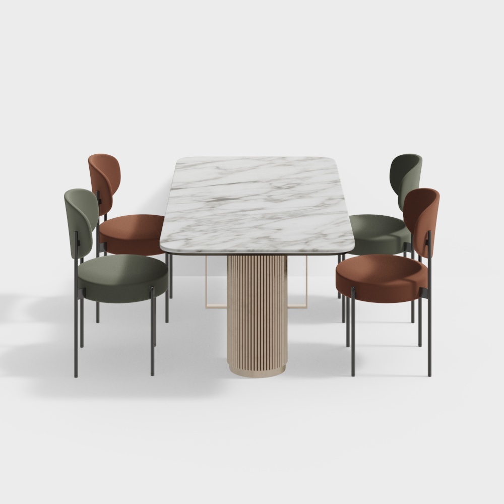 Bộ bàn ghế trong cửa hàng thời trang hiện đại