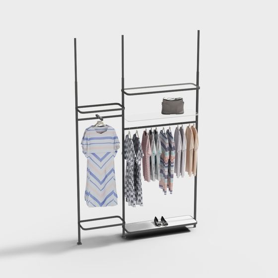 Elegant Minimalist Hanger 3D model Design