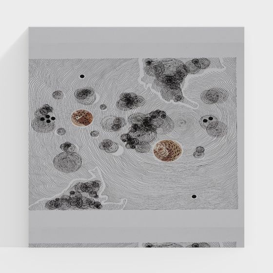 Abstract Universe Low-Poly 3D Model