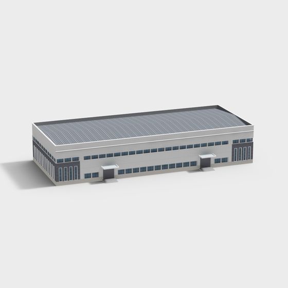 Industrial Warehouse 3D model