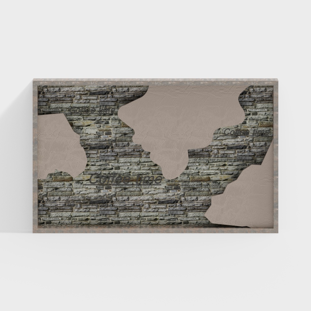 Restaurant coffee background wall