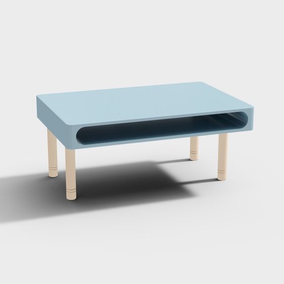 Streamlined Coffee Table 3D model