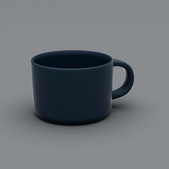 Deep Coffee Cup 3D model