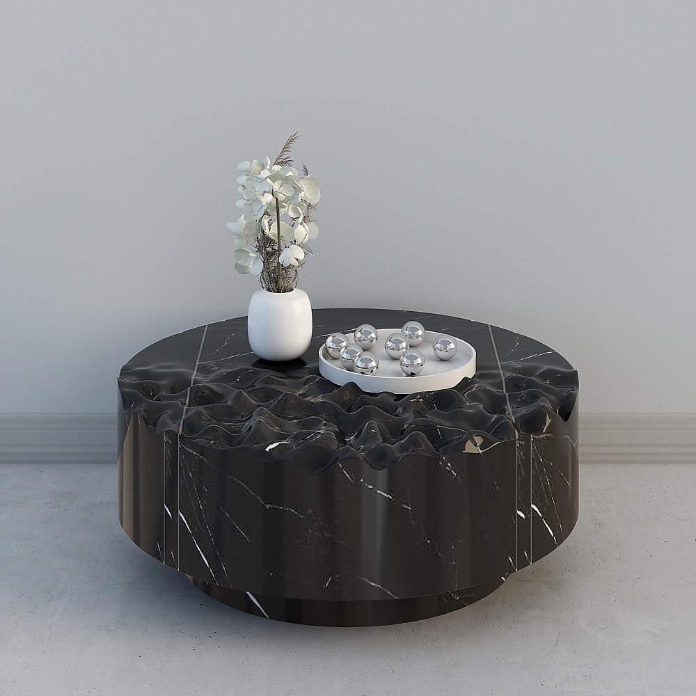 Modern exhibition hall-negotiation table