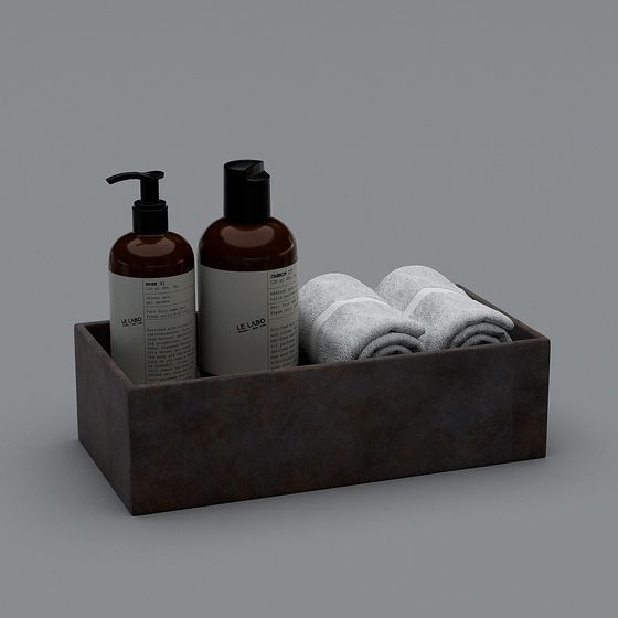 Stunning Bathroom Storage 3D Model