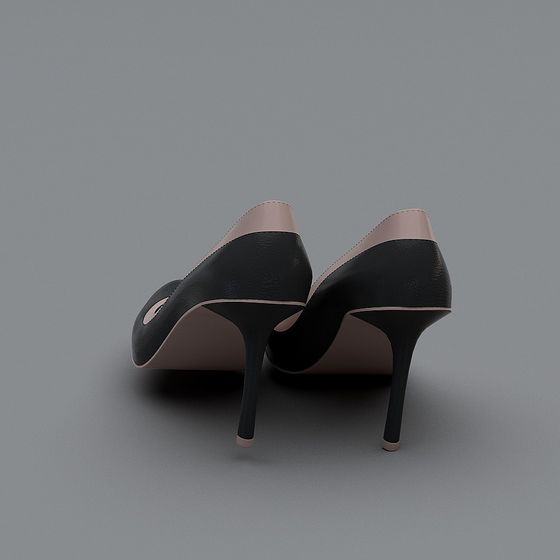 Urban Elegance High Heel Shoes 3D model