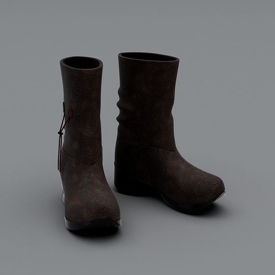 Vintage Boots 3D model