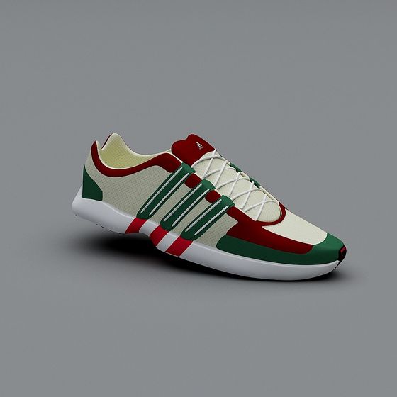 Retro Runner 3D model for Innovative Footwear Design