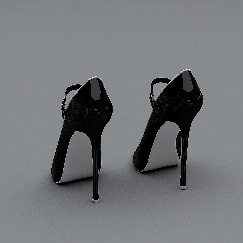 Glamorous Heels 3D model