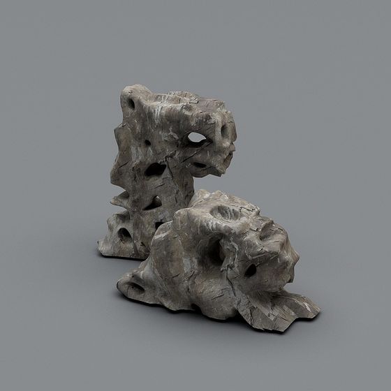 Natural Stone Sculpture 3D model