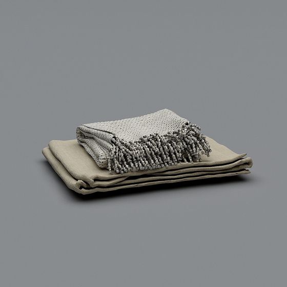 Cozy Throw 3D model