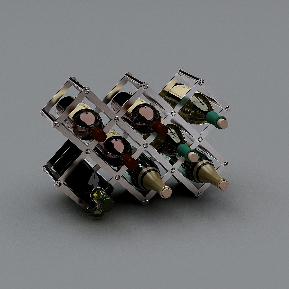 Folding wine rack-128510-A-m3-2