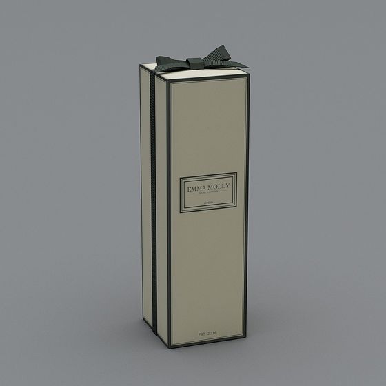 Stylish Gift Box 3D model for Contemporary Projects