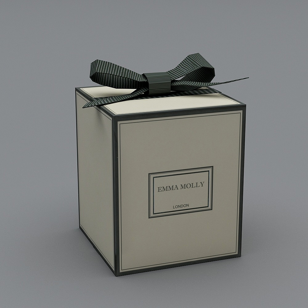Elegant Emma Molly Gift Box 3D model