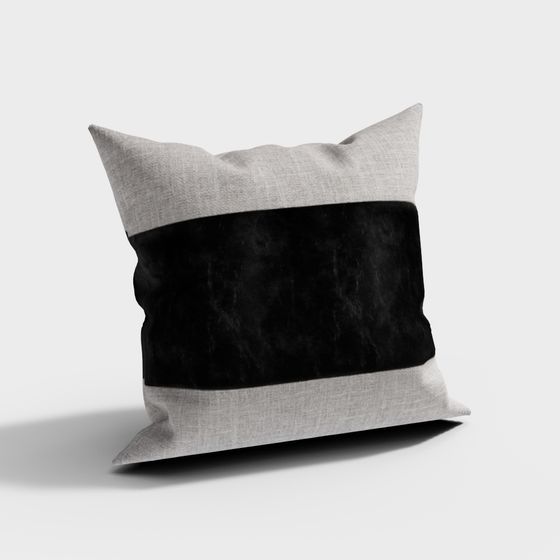 Urban Corner Pillow 3D Model for Modern Spaces