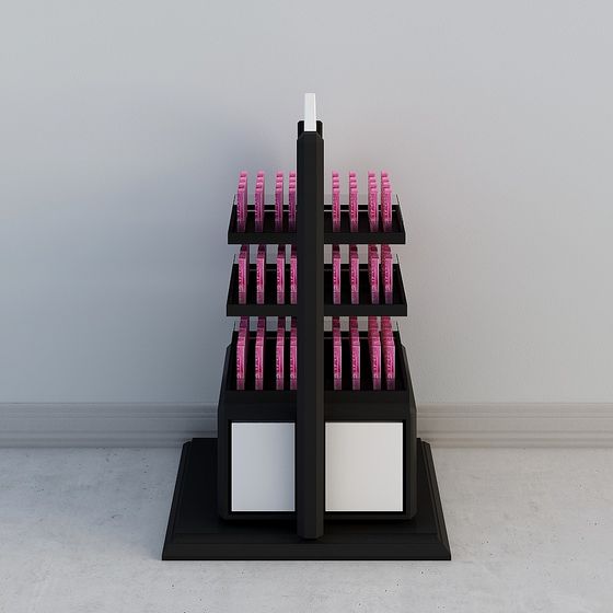 Stylish Low-Poly Display Rack 3D Model