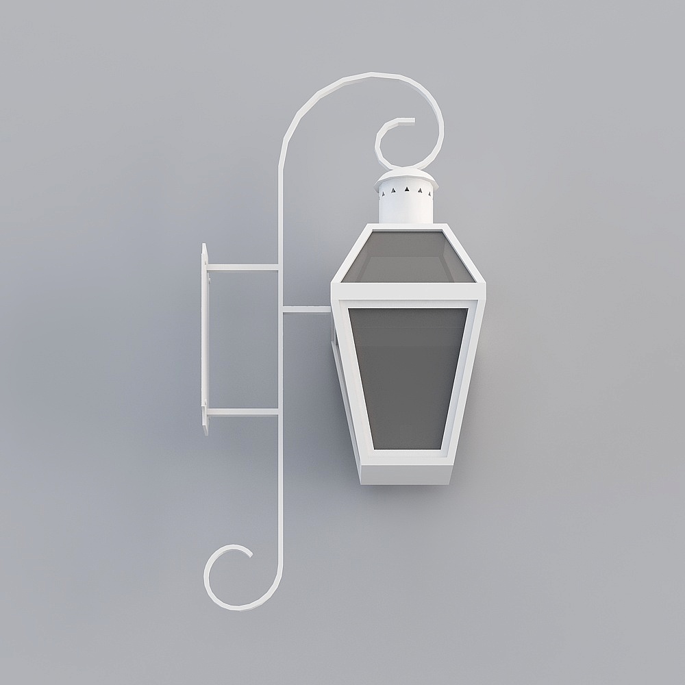 Vintage Wall Lamp 3D Model for Inspired Designs