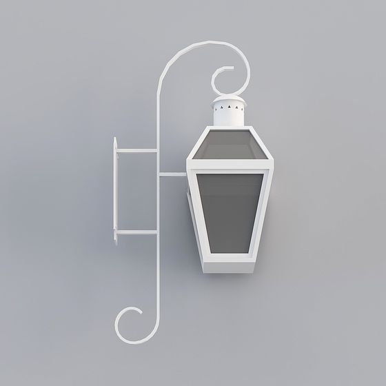 Vintage Wall Lamp 3D Model for Inspired Designs