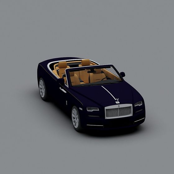 Luxury Rolls-Royce Dawn Convertible 3D model