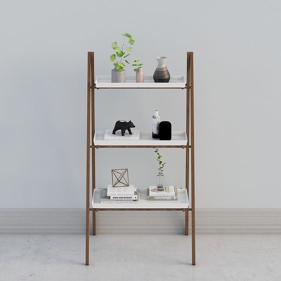 Urban Elegance Shelf 3D model for Modern Spaces