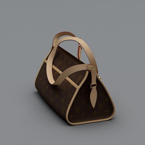 Elegant Handbag 3D Model for Modern Design