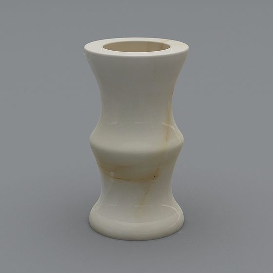 Stylish Low-Poly Vase 3D model