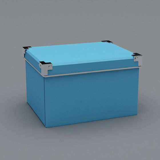 Stylish Low-Poly Storage Box 3D model
