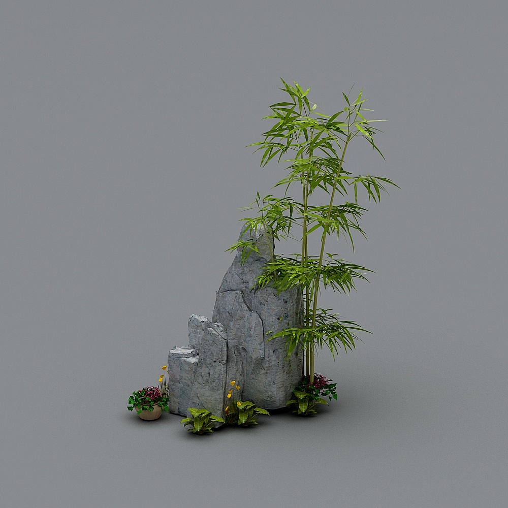 Natural Stone 3D model - A Fusion of Nature