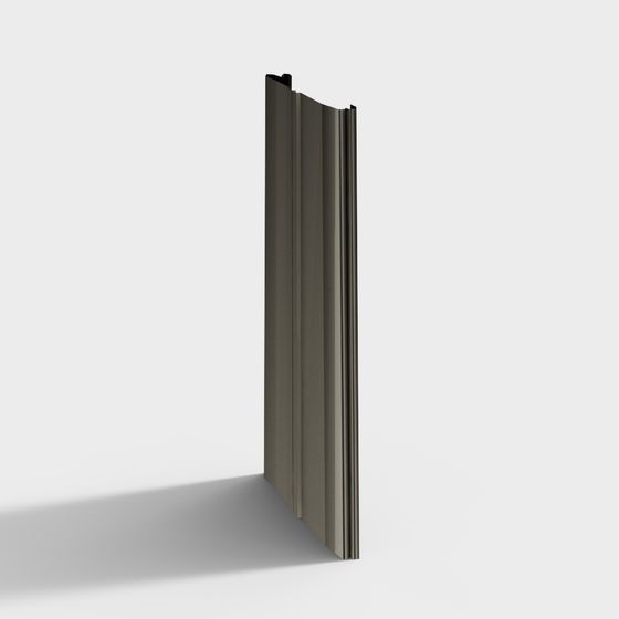 Urban Wall Low-Poly 3D model