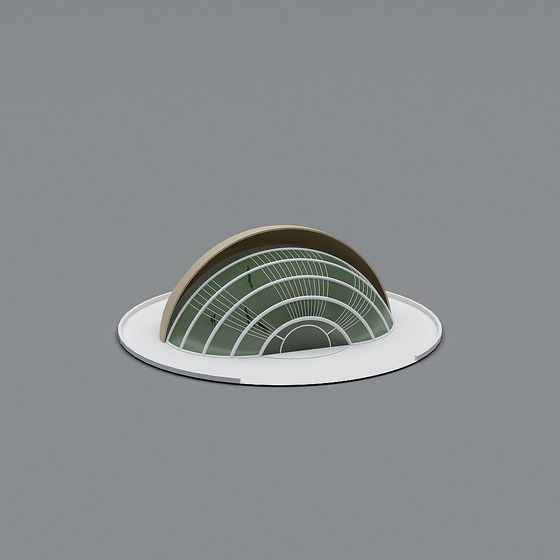 Innovative Low-Polygon Architectural Model 3D model