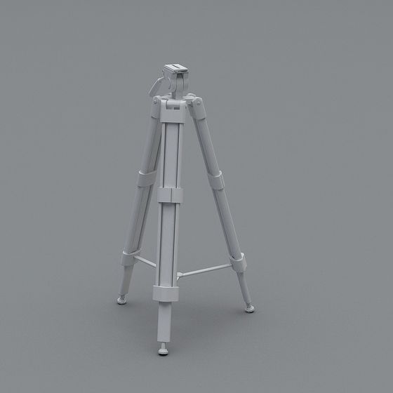 Low Poly Camera Tripod 3D model