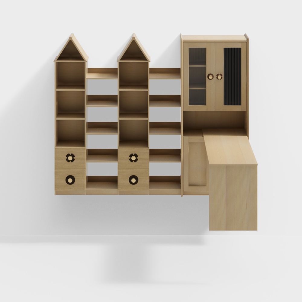 Mô hình trưng bày kệ sách