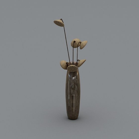 Nature's Melody Vase 3D model