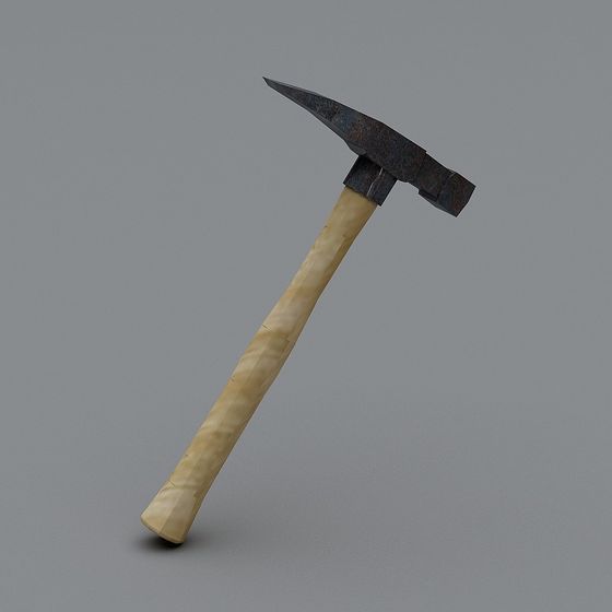 Artistic 3D Hammer Model for Creative Projects