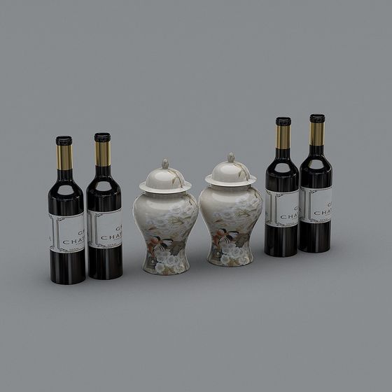 Chateau Wine & Porcelain 3D model