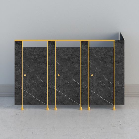 Urban Partition Low-Poly 3D model