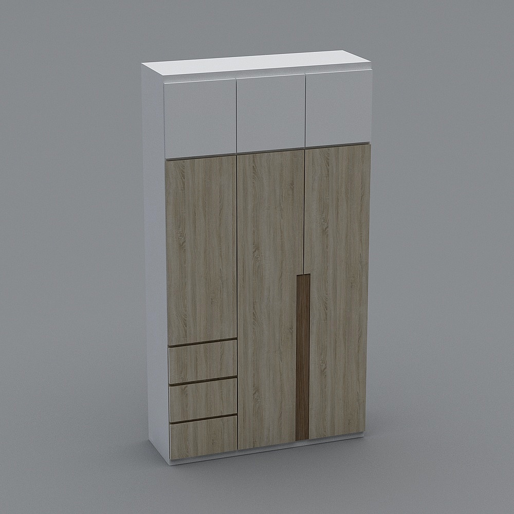 wardrobe 3 door panel