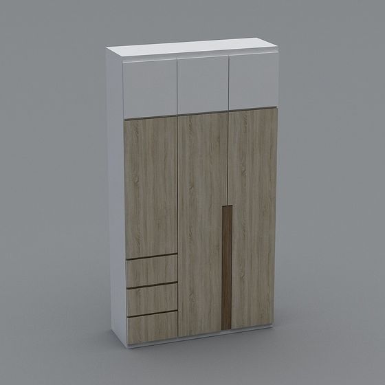 City Window Storage Cabinet 3D model
