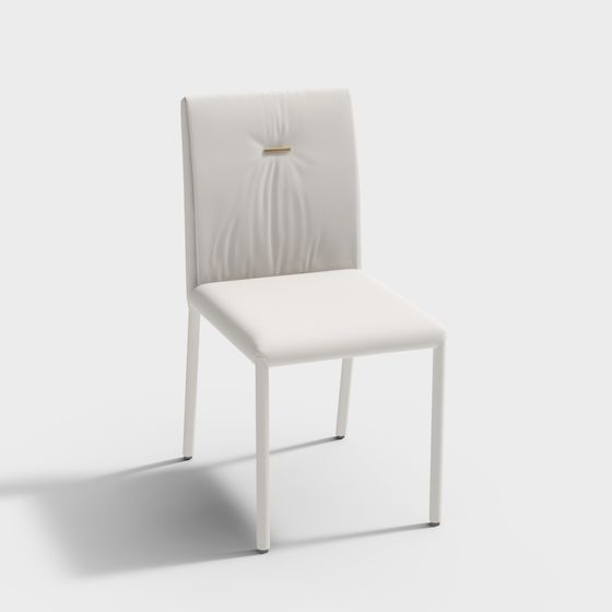 Urban White Chair 3D model for Modern Spaces